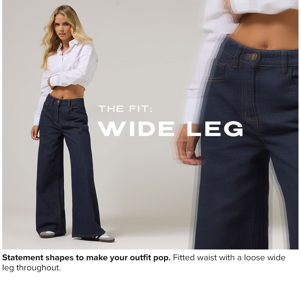 WIDE LEG JEANS