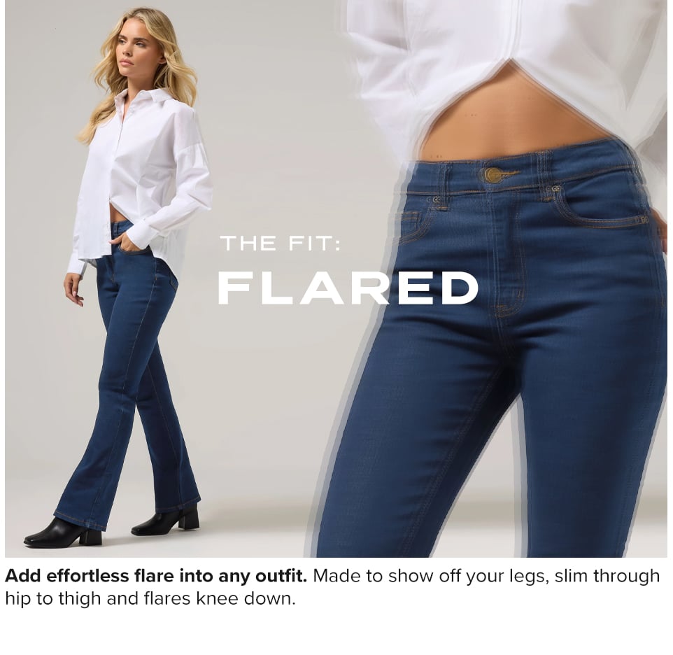 FLARED JEANS